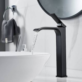 Смеситель для раковины Shevanik S4011H чёрный